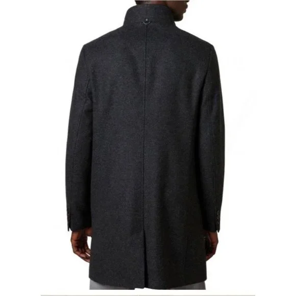 Ted Baker Margate Funnel Neck Coat Ted Size 6 (US Size 2XL)